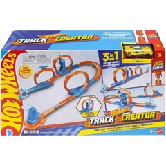 Hot Wheels - Track Creator Tripla hurok pálya (JDW39)