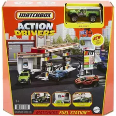 Matchbox Action Drivers - Benzinkút játékszett (GVY84)