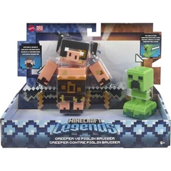 Minecraft Legends akciófigura készlet - Creeper vs. Piglin Bruiser (GYR99)