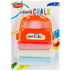 Mega Creative - Aszfaltkréta rajzolószett krétatartóval