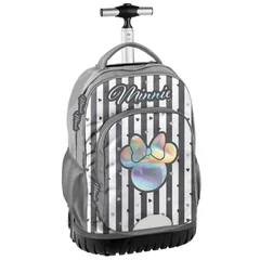 Paso - BeUniq Minnie Mouse gurulós hátizsák, iskolatáska - Minnie Silver (DM22SS-1231)