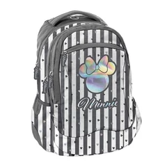 Paso - BeUniq Minnie Mouse iskolatáska, hátizsák - 3 rekeszes - Minnie Silver (DM22SS-2808)