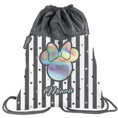 Paso - BeUniq Minnie Mouse zsinóros hátizsák, tornazsák - Minnie Silver (DM22SS-713)