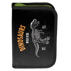 Paso - Dinoszauruszos  FELSZERELT tolltartó - Ruled (BR-P001-4BW)