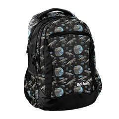 BeUniq Dinoszauruszos iskolatáska, hátizsák - 3 rekeszes