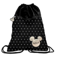 BeUniq Minnie Mouse zsinóros hátizsák, tornazsák - Minnie Black