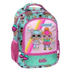 LOL Surprise hátizsák, iskolatáska - 2 rekeszes - U glow girl