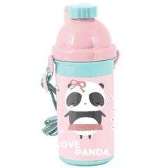 Panda műanyag kulacs - Love