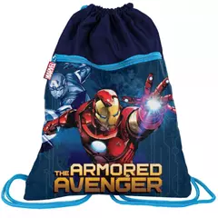Avengers - Bosszúállók zsinóros hátizsák, tornazsák - The Armored Avenger (AIN-713)