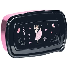 Balerina műanyag uzsonnás doboz - Dancing with my heart (PP25BD-3022)