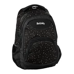 BeUniq hátizsák, iskolatáska - 3 rekeszes - Dots (BU26RX-2708)