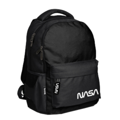BeUniq NASA hátizsák, iskolatáska - 2 rekeszes - Black