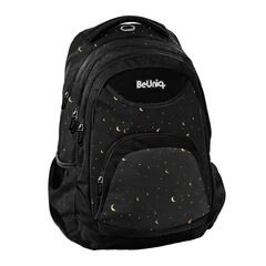 BeUniq iskolatáska, hátizsák - 3 rekeszes - Gold (BU25MG-2708)