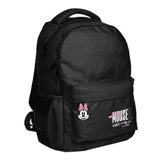 BeUniq Minnie hátizsák - 2 rekeszes - Fekete (DM25OO-2705)