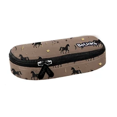 BeUniq Unikornis ovális tolltartó - Brown