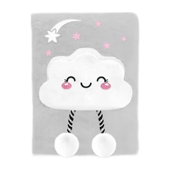 BeUniq szőrmés napló - 14 x 21 cm - Cloud (BU26CZ-3682)