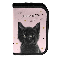 Cicás felszerelt kihajtható tolltartó - Black Cat (PP26BC-P001)