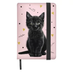 Cicás jegyzetfüzet A5/96 lap - Black Cat (PP26BC-3683)