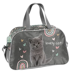 Cicás kézitáska, sporttáska - Lovely Cat (PP26CS-074)