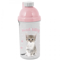 Cicás műanyag kulacs - Sweet Kitty (PP23KC-3021)