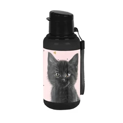 Cicás műanyag kulacs- Black Cat (PP26BC-3030)