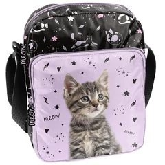 Cicás oldaltáska - fekete, lila (PP25CE-108)