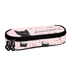 Cicás ovális tolltartó - Black Cat (PP26BC-013)