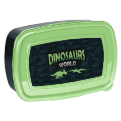 Dinoszauruszos műanyag uzsonnás doboz - World (P23DZ-3022)