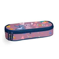 Disney - Stitch ovális tolltartó - Angel Aloha (DS26VV-013)