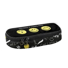 Emoji ovális tolltartó - Smiley World (SM24LK-013)