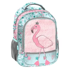 Flamingós iskolatáska, hátizsák - 2 rekeszes - Flamingo (PP26FL-260)