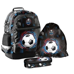 Focis iskolatáska szett ovális tolltartóval - Football Club (PP26FD-116-1-szett)