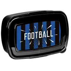 Focis műanyag uzsonnás doboz - csíkos (PP25NG-3022)