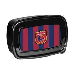Focis műanyag uzsonnás doboz - Football Club Stripes (PP26FT-3022)