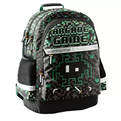 Game ergonomikus iskolatáska, hátizsák - 2 rekeszes - Arcade Game (PP24MC-116)