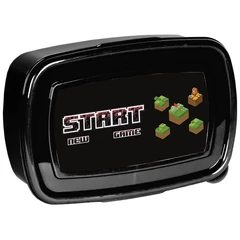 Game műanyag uzsonnás doboz - Start New Game (PP25MN-3022)