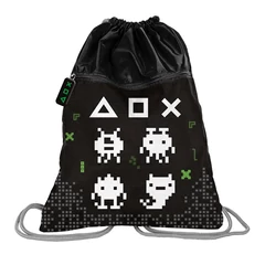 Paso - Game zsinóros hátizsák, tornazsák - Black (PP23GE-713)