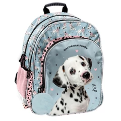 Kutyás ergonomikus iskolatáska, hátizsák - 2 rekeszes - Dalmatian Puppy (PP26DL-090)