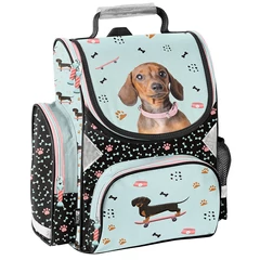 Kutyás ergonomikus iskolatáska - Tacskó (PP25JA-525)