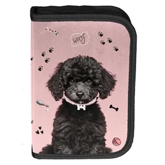 Kutyás felszerelt kihajtható tolltartó - Life love woof (PP25DB-P001)