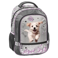 Kutyás iskolatáska, hátizsák - 2 rekeszes - Hello Puppie (PP26SZ-260)