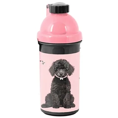 Kutyás műanyag kulacs - Life love woof (PP25DB-3021)