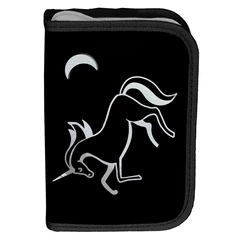 Paso - Unikornis  FELSZERELT tolltartó - Black  (PP23Ol-P001)
