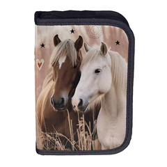 Lovas felszerelt kihajtható tolltartó - Horses (PP26HR-P001)