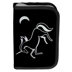 Unikornis tolltartó - Black (PP23OL-P001BW)