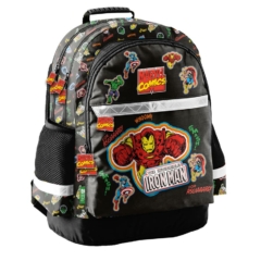 Paso - Marvel - Vasember iskolatáska, hátizsák - 3 rekeszes - Ironman (AV23RR-116)