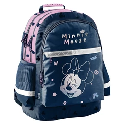 Minnie Mouse ergonomikus iskolatáska, hátizsák - 2 rekeszes - kék,pink (DM25EE-116)
