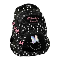 Paso - Minnie Mouse hátizsák, iskolatáska - 2 rekeszes - Pöttyös (DM23KK-278)