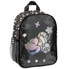 Minnie Mouse ovis hátizsák - Black, Flower (DM25RR-303)