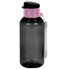 műanyag kulacs - fekete, pink (PPBP-3030)